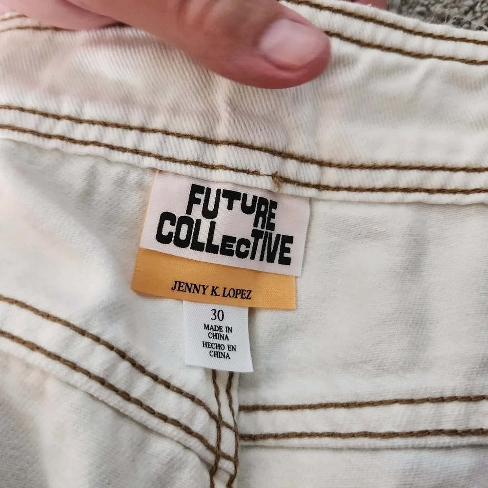Future Collective High Rise Straight Leg Pants - 30